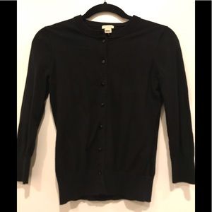 Jcrew Black Cardigan